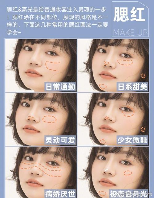 新手方圆脸的化妆教程(新手方圆脸的化妆教程图片)-第3张图片-美妆 新手方圆脸的化妆教程(新手方圆脸的化妆教程图片)-第3张图片-美妆