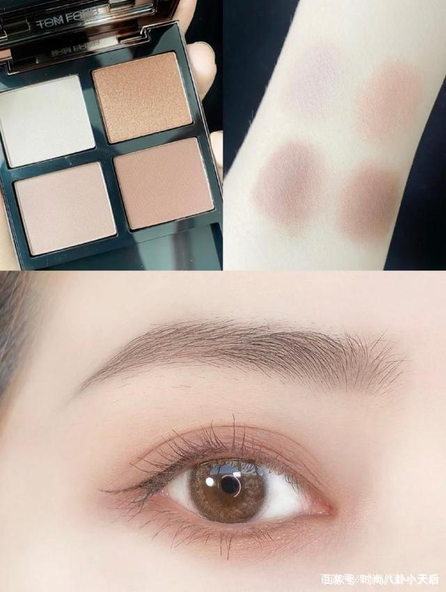 学化妆教程淡妆眼影盘,化淡妆眼影怎么画
