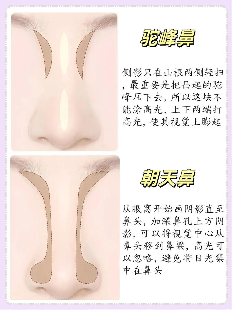 鼻子画法化妆新手教程,鼻子妆容怎么画-第2张图片-美妆 鼻子画法化妆新手教程,鼻子妆容怎么画-第2张图片-美妆