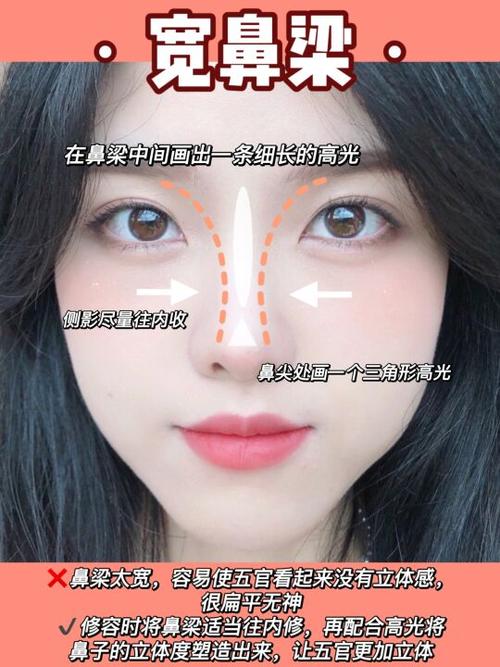 鼻子画法化妆新手教程,鼻子妆容怎么画-第3张图片-美妆 鼻子画法化妆新手教程,鼻子妆容怎么画-第3张图片-美妆