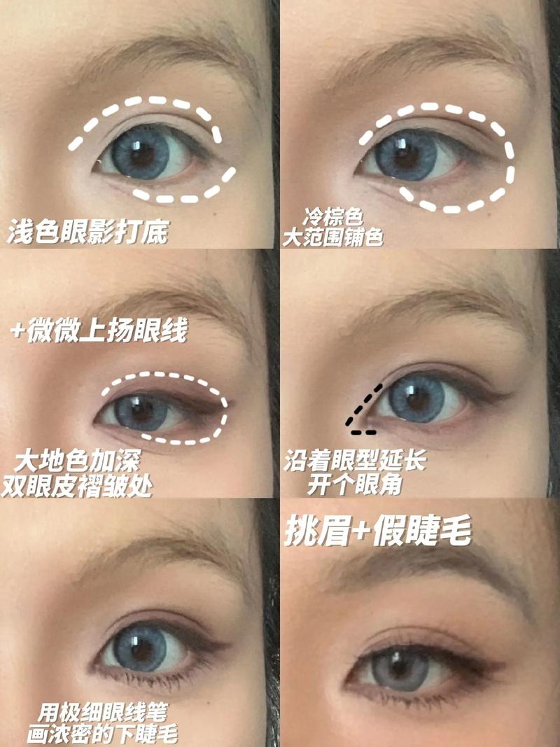 新手化妆教程眼周,眼周怎么化妆-第3张图片-美妆