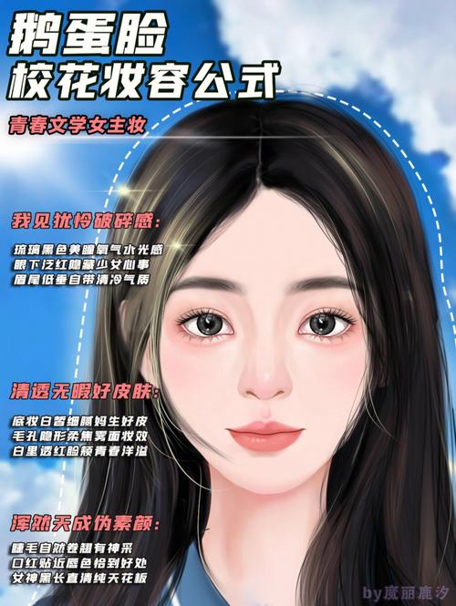 新手校花化妆教程(校花脸型)-第4张图片-美妆 新手校花化妆教程(校花脸型)-第4张图片-美妆
