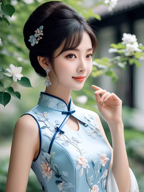 穿旗袍化妆教程淡妆圆脸(穿旗袍怎么化妆)-第2张图片-美妆 穿旗袍化妆教程淡妆圆脸(穿旗袍怎么化妆)-第2张图片-美妆