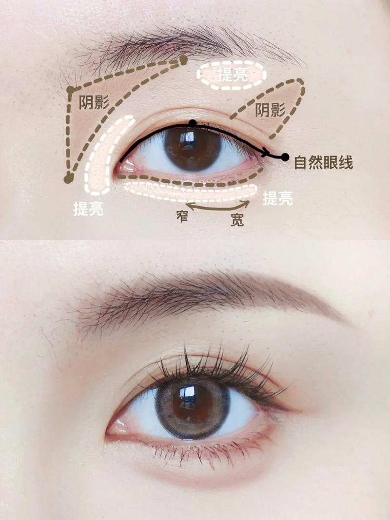 化妆教学淡妆眼影教程(淡妆眼影教程视频)-第8张图片-美妆 化妆教学淡妆眼影教程(淡妆眼影教程视频)-第8张图片-美妆