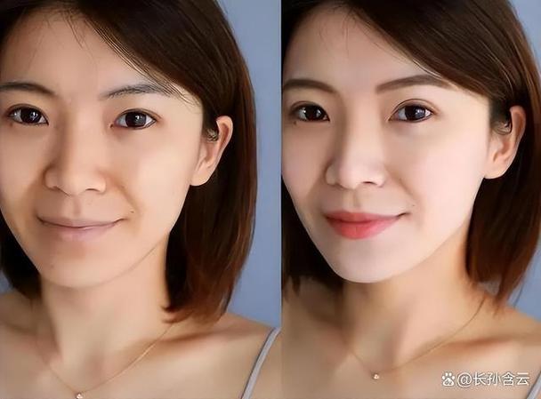 无美颜淡妆教程日常化妆,淡妆和不化妆的区别