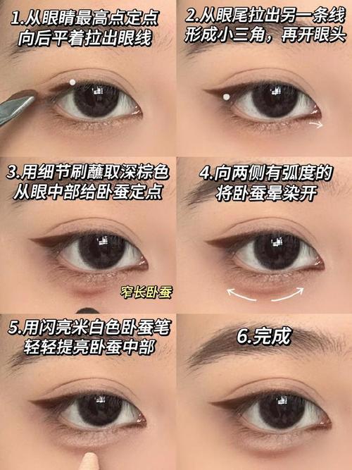 新手整个眼部化妆教程（新手整个眼部化妆教程图片）