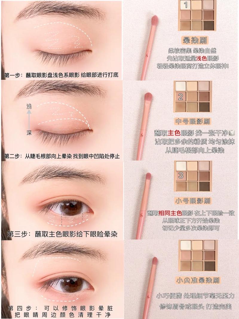 新手液体眼影化妆教程,液体眼影怎么用?-第3张图片-美妆